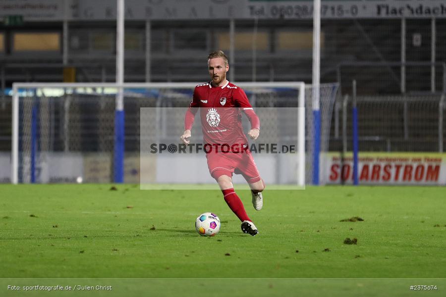 Christoph Rech, Stadion am Schönbusch, Aschaffenburg, 25.08.2023, sport, action, BFV, Fussball, Saison 2023/2024, 6. Spieltag, Regionalliga Bayern, TGM, SVA, Türkgücü München, SV Viktoria Aschaffenburg - Bild-ID: 2375674