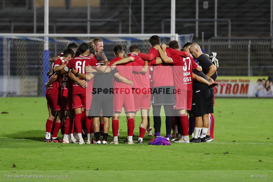 Mannschaftskreis, Stadion am Schönbusch, Aschaffenburg, 25.08.2023, sport, action, BFV, Fussball, Saison 2023/2024, 6. Spieltag, Regionalliga Bayern, TGM, SVA, Türkgücü München, SV Viktoria Aschaffenburg - Bild-ID: 2375676