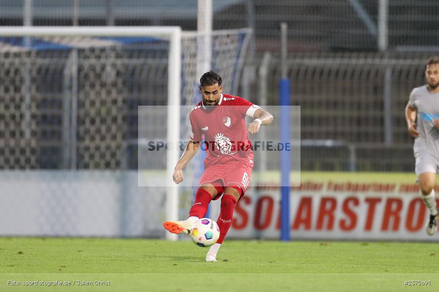 Ünal Tosun, Stadion am Schönbusch, Aschaffenburg, 25.08.2023, sport, action, BFV, Fussball, Saison 2023/2024, 6. Spieltag, Regionalliga Bayern, TGM, SVA, Türkgücü München, SV Viktoria Aschaffenburg - Bild-ID: 2375691