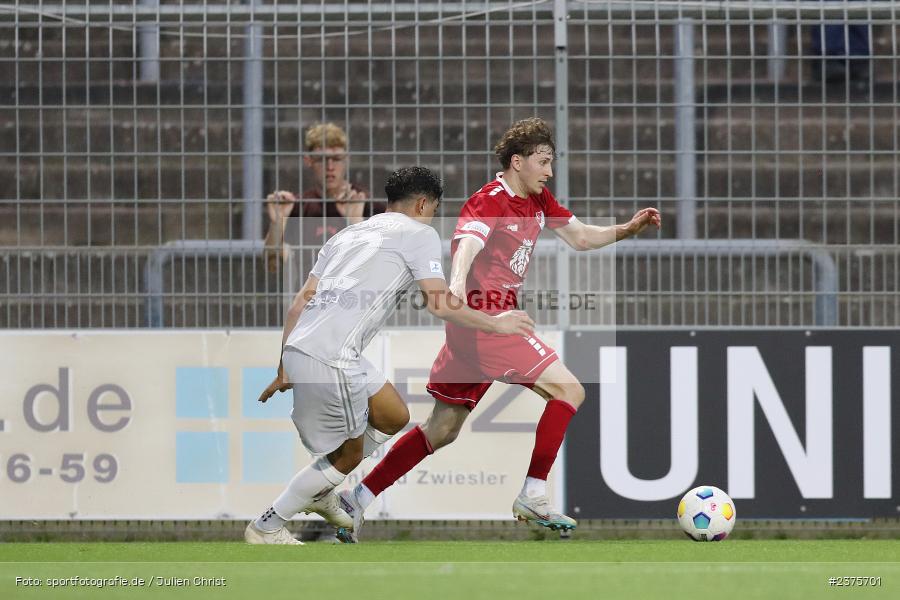 Benedict Laverty, Stadion am Schönbusch, Aschaffenburg, 25.08.2023, sport, action, BFV, Fussball, Saison 2023/2024, 6. Spieltag, Regionalliga Bayern, TGM, SVA, Türkgücü München, SV Viktoria Aschaffenburg - Bild-ID: 2375701