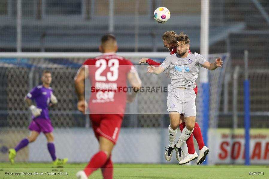 Lucas Sitter, Stadion am Schönbusch, Aschaffenburg, 25.08.2023, sport, action, BFV, Fussball, Saison 2023/2024, 6. Spieltag, Regionalliga Bayern, TGM, SVA, Türkgücü München, SV Viktoria Aschaffenburg - Bild-ID: 2375711