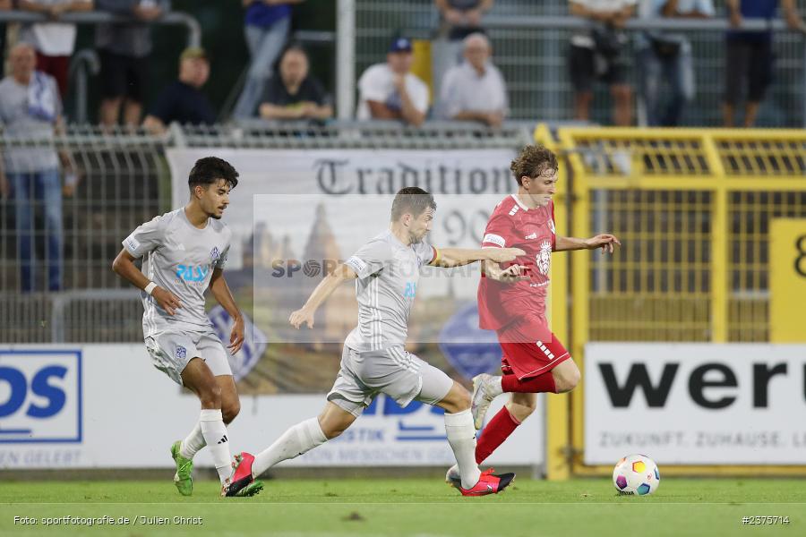 Benedict Laverty, Stadion am Schönbusch, Aschaffenburg, 25.08.2023, sport, action, BFV, Fussball, Saison 2023/2024, 6. Spieltag, Regionalliga Bayern, TGM, SVA, Türkgücü München, SV Viktoria Aschaffenburg - Bild-ID: 2375714 Benedict Laverty, Stadion am Schönbusch, Aschaffenburg, 25.08.2023, sport, action, BFV, Fussball, Saison 2023/2024, 6. Spieltag, Regionalliga Bayern, TGM, SVA, Türkgücü München, SV Viktoria Aschaffenburg - Bild-ID: 2375714