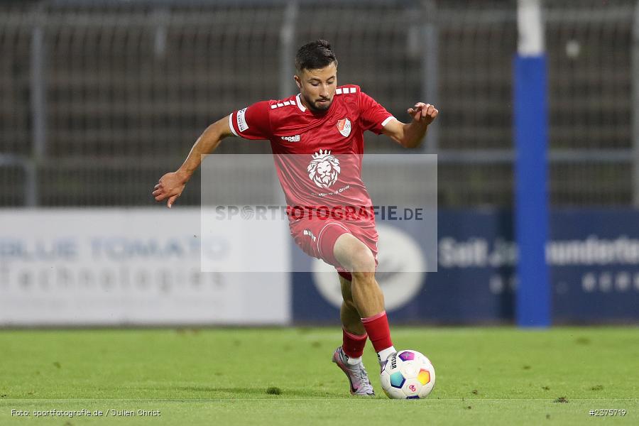 Emre Tunc, Stadion am Schönbusch, Aschaffenburg, 25.08.2023, sport, action, BFV, Fussball, Saison 2023/2024, 6. Spieltag, Regionalliga Bayern, TGM, SVA, Türkgücü München, SV Viktoria Aschaffenburg - Bild-ID: 2375719 Emre Tunc, Stadion am Schönbusch, Aschaffenburg, 25.08.2023, sport, action, BFV, Fussball, Saison 2023/2024, 6. Spieltag, Regionalliga Bayern, TGM, SVA, Türkgücü München, SV Viktoria Aschaffenburg - Bild-ID: 2375719