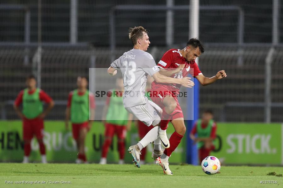 Tom Schulz, Stadion am Schönbusch, Aschaffenburg, 25.08.2023, sport, action, BFV, Fussball, Saison 2023/2024, 6. Spieltag, Regionalliga Bayern, TGM, SVA, Türkgücü München, SV Viktoria Aschaffenburg - Bild-ID: 2375734 Tom Schulz, Stadion am Schönbusch, Aschaffenburg, 25.08.2023, sport, action, BFV, Fussball, Saison 2023/2024, 6. Spieltag, Regionalliga Bayern, TGM, SVA, Türkgücü München, SV Viktoria Aschaffenburg - Bild-ID: 2375734