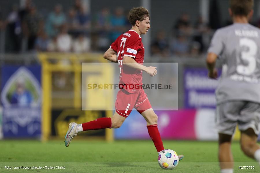 Benedict Laverty, Stadion am Schönbusch, Aschaffenburg, 25.08.2023, sport, action, BFV, Fussball, Saison 2023/2024, 6. Spieltag, Regionalliga Bayern, TGM, SVA, Türkgücü München, SV Viktoria Aschaffenburg - Bild-ID: 2375735 Benedict Laverty, Stadion am Schönbusch, Aschaffenburg, 25.08.2023, sport, action, BFV, Fussball, Saison 2023/2024, 6. Spieltag, Regionalliga Bayern, TGM, SVA, Türkgücü München, SV Viktoria Aschaffenburg - Bild-ID: 2375735
