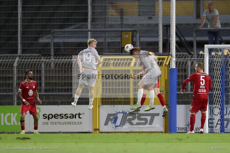 Tom Schulz, Stadion am Schönbusch, Aschaffenburg, 25.08.2023, sport, action, BFV, Fussball, Saison 2023/2024, 6. Spieltag, Regionalliga Bayern, TGM, SVA, Türkgücü München, SV Viktoria Aschaffenburg - Bild-ID: 2375752