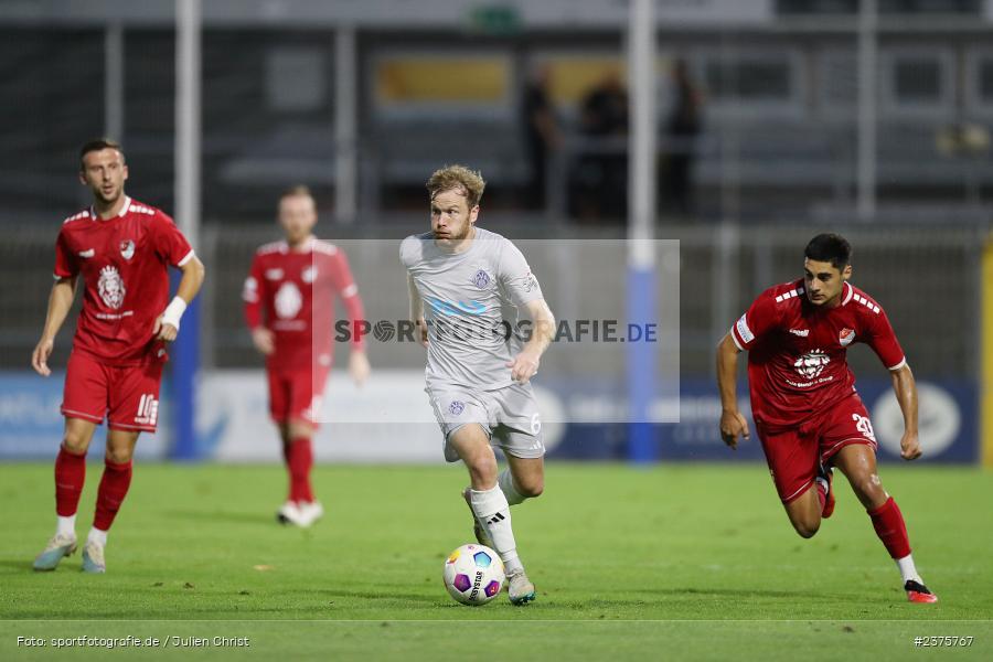 Roberto Desch, Stadion am Schönbusch, Aschaffenburg, 25.08.2023, sport, action, BFV, Fussball, Saison 2023/2024, 6. Spieltag, Regionalliga Bayern, TGM, SVA, Türkgücü München, SV Viktoria Aschaffenburg - Bild-ID: 2375767