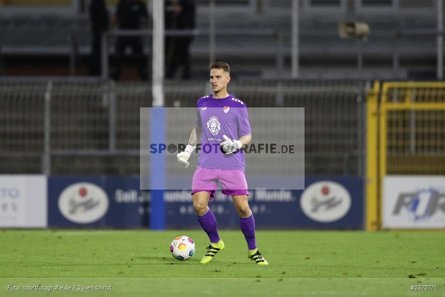 Sebastian Kolbe, Stadion am Schönbusch, Aschaffenburg, 25.08.2023, sport, action, BFV, Fussball, Saison 2023/2024, 6. Spieltag, Regionalliga Bayern, TGM, SVA, Türkgücü München, SV Viktoria Aschaffenburg - Bild-ID: 2375771