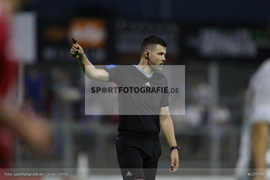 Elias Tiedeken, Stadion am Schönbusch, Aschaffenburg, 25.08.2023, sport, action, BFV, Fussball, Saison 2023/2024, 6. Spieltag, Regionalliga Bayern, TGM, SVA, Türkgücü München, SV Viktoria Aschaffenburg - Bild-ID: 2375783