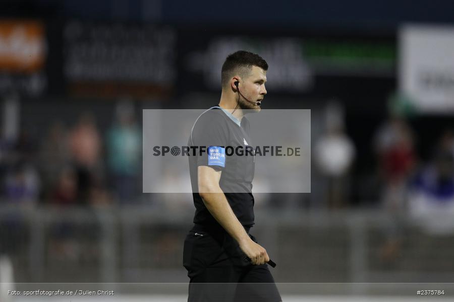 Elias Tiedeken, Stadion am Schönbusch, Aschaffenburg, 25.08.2023, sport, action, BFV, Fussball, Saison 2023/2024, 6. Spieltag, Regionalliga Bayern, TGM, SVA, Türkgücü München, SV Viktoria Aschaffenburg - Bild-ID: 2375784