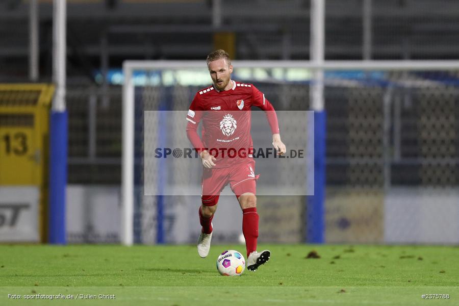Christoph Rech, Stadion am Schönbusch, Aschaffenburg, 25.08.2023, sport, action, BFV, Fussball, Saison 2023/2024, 6. Spieltag, Regionalliga Bayern, TGM, SVA, Türkgücü München, SV Viktoria Aschaffenburg - Bild-ID: 2375788