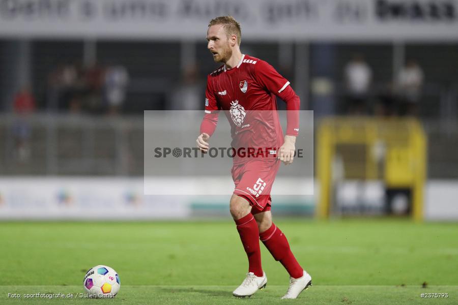Christoph Rech, Stadion am Schönbusch, Aschaffenburg, 25.08.2023, sport, action, BFV, Fussball, Saison 2023/2024, 6. Spieltag, Regionalliga Bayern, TGM, SVA, Türkgücü München, SV Viktoria Aschaffenburg - Bild-ID: 2375793