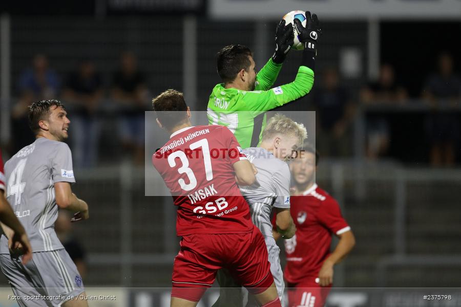 Max Grün, Stadion am Schönbusch, Aschaffenburg, 25.08.2023, sport, action, BFV, Fussball, Saison 2023/2024, 6. Spieltag, Regionalliga Bayern, TGM, SVA, Türkgücü München, SV Viktoria Aschaffenburg - Bild-ID: 2375798