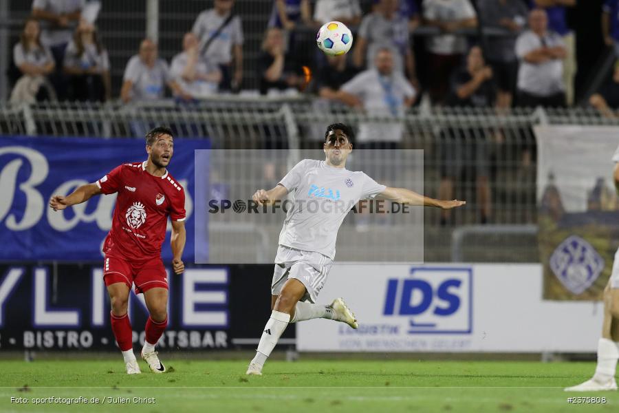 Hamza Boutakhrit, Stadion am Schönbusch, Aschaffenburg, 25.08.2023, sport, action, BFV, Fussball, Saison 2023/2024, 6. Spieltag, Regionalliga Bayern, TGM, SVA, Türkgücü München, SV Viktoria Aschaffenburg - Bild-ID: 2375808
