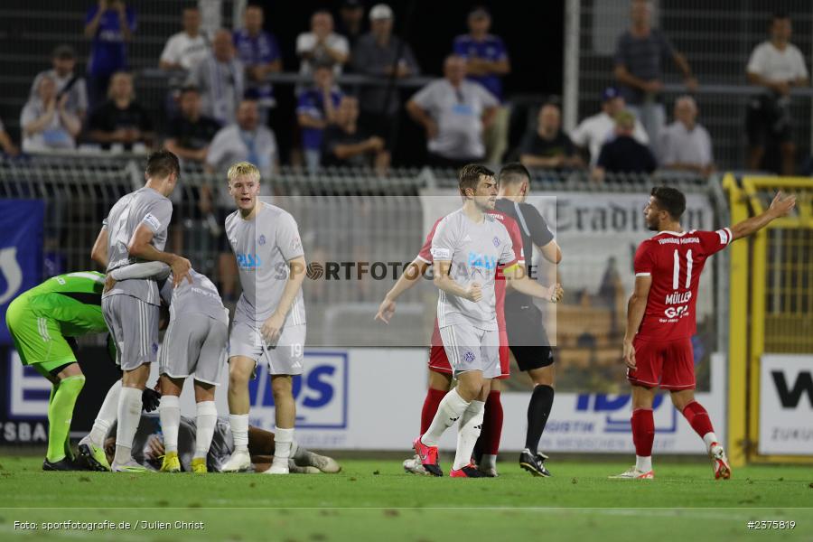 Stadion am Schönbusch, Aschaffenburg, 25.08.2023, sport, action, BFV, Fussball, Saison 2023/2024, 6. Spieltag, Regionalliga Bayern, TGM, SVA, Türkgücü München, SV Viktoria Aschaffenburg - Bild-ID: 2375819
