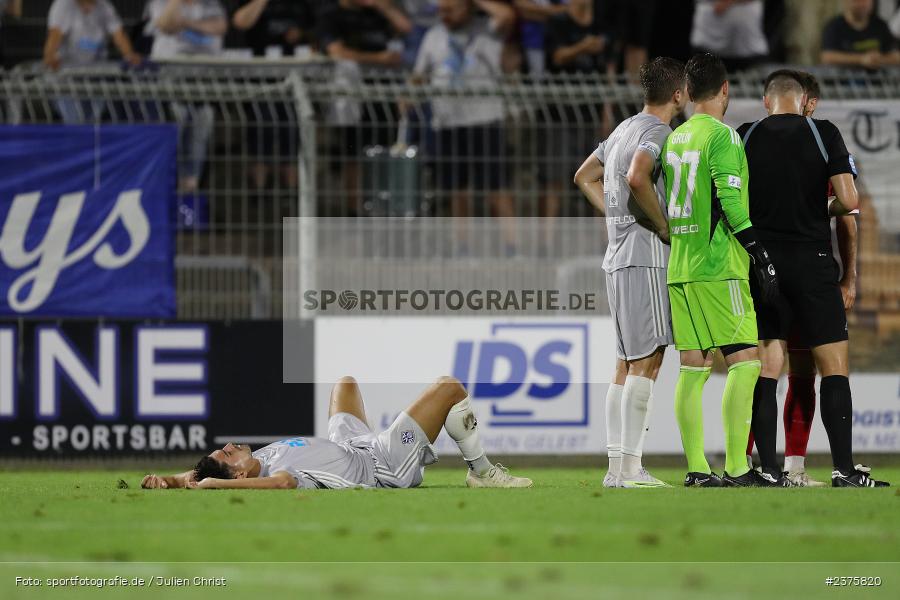 Hamza Boutakhrit, Stadion am Schönbusch, Aschaffenburg, 25.08.2023, sport, action, BFV, Fussball, Saison 2023/2024, 6. Spieltag, Regionalliga Bayern, TGM, SVA, Türkgücü München, SV Viktoria Aschaffenburg - Bild-ID: 2375820