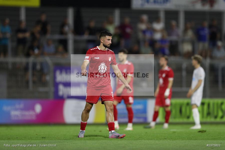 Emre Tunc, Stadion am Schönbusch, Aschaffenburg, 25.08.2023, sport, action, BFV, Fussball, Saison 2023/2024, 6. Spieltag, Regionalliga Bayern, TGM, SVA, Türkgücü München, SV Viktoria Aschaffenburg - Bild-ID: 2375822