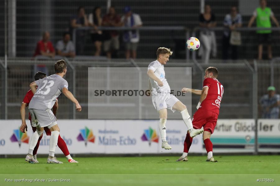 Kai Philipp, Stadion am Schönbusch, Aschaffenburg, 25.08.2023, sport, action, BFV, Fussball, Saison 2023/2024, 6. Spieltag, Regionalliga Bayern, TGM, SVA, Türkgücü München, SV Viktoria Aschaffenburg - Bild-ID: 2375826