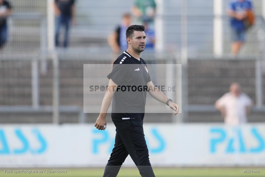 Alper Kayabunar, Stadion am Schönbusch, Aschaffenburg, 25.08.2023, sport, action, BFV, Fussball, Saison 2023/2024, 6. Spieltag, Regionalliga Bayern, TGM, SVA, Türkgücü München, SV Viktoria Aschaffenburg - Bild-ID: 2375890
