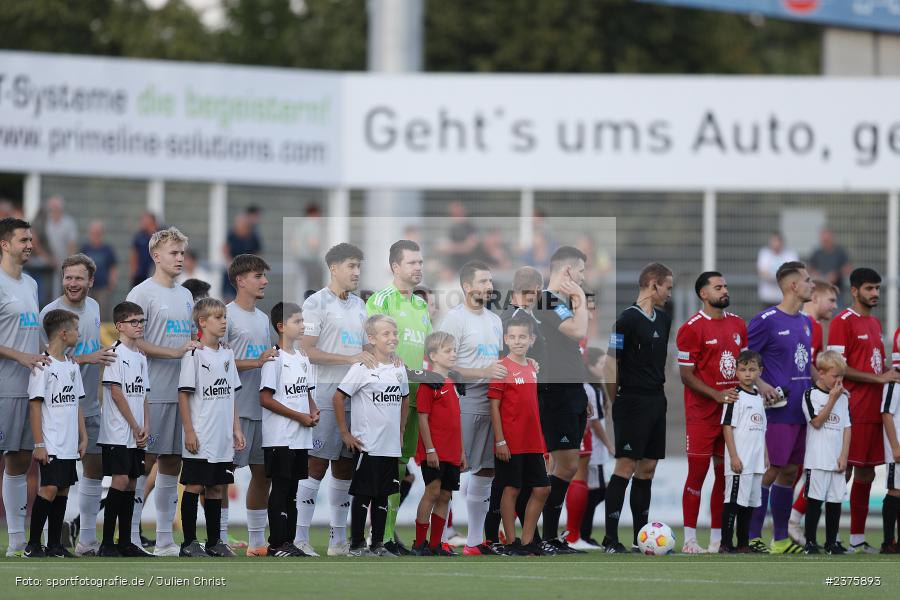 Team, Stadion am Schönbusch, Aschaffenburg, 25.08.2023, sport, action, BFV, Fussball, Saison 2023/2024, 6. Spieltag, Regionalliga Bayern, TGM, SVA, Türkgücü München, SV Viktoria Aschaffenburg - Bild-ID: 2375893