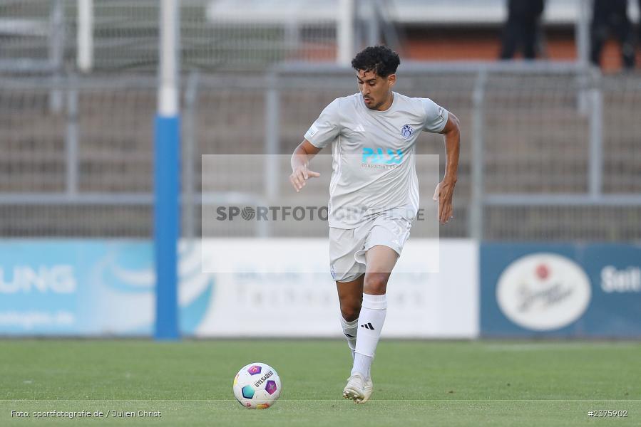 Hamza Boutakhrit, Stadion am Schönbusch, Aschaffenburg, 25.08.2023, sport, action, BFV, Fussball, Saison 2023/2024, 6. Spieltag, Regionalliga Bayern, TGM, SVA, Türkgücü München, SV Viktoria Aschaffenburg - Bild-ID: 2375902