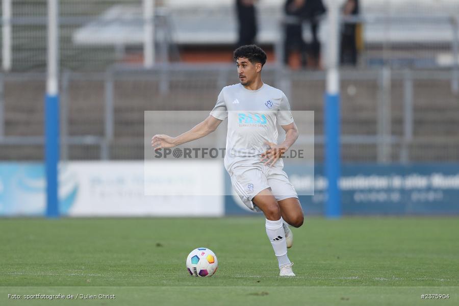 Hamza Boutakhrit, Stadion am Schönbusch, Aschaffenburg, 25.08.2023, sport, action, BFV, Fussball, Saison 2023/2024, 6. Spieltag, Regionalliga Bayern, TGM, SVA, Türkgücü München, SV Viktoria Aschaffenburg - Bild-ID: 2375904