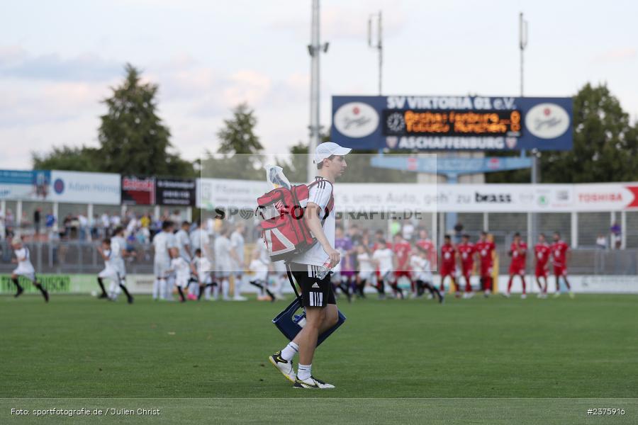 Manuel Bachmann, Stadion am Schönbusch, Aschaffenburg, 25.08.2023, sport, action, BFV, Fussball, Saison 2023/2024, 6. Spieltag, Regionalliga Bayern, TGM, SVA, Türkgücü München, SV Viktoria Aschaffenburg - Bild-ID: 2375916