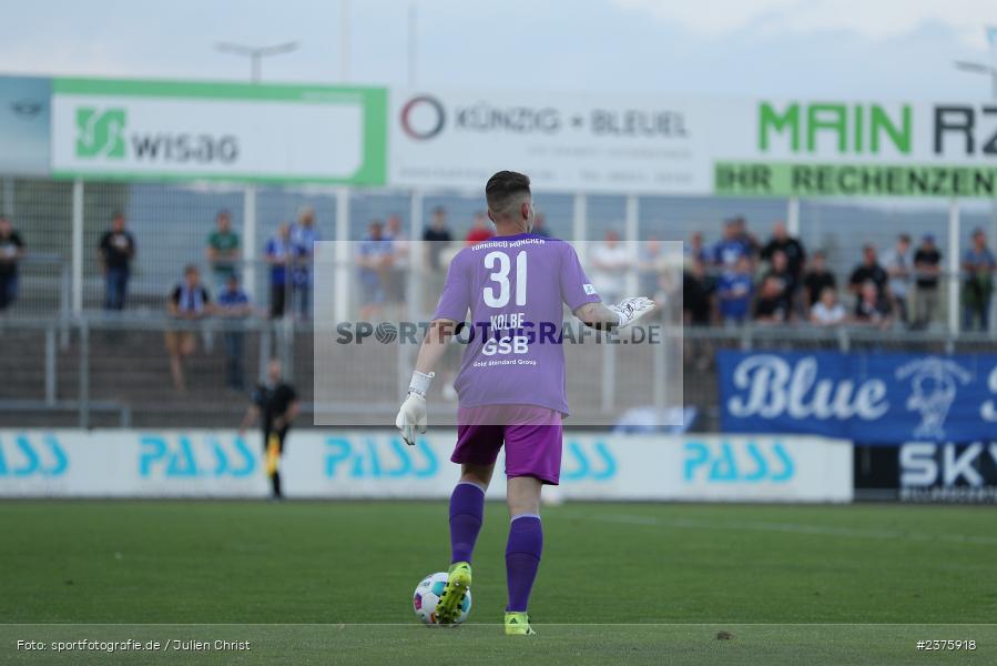 Sebastian Kolbe, Stadion am Schönbusch, Aschaffenburg, 25.08.2023, sport, action, BFV, Fussball, Saison 2023/2024, 6. Spieltag, Regionalliga Bayern, TGM, SVA, Türkgücü München, SV Viktoria Aschaffenburg - Bild-ID: 2375918