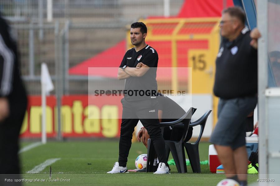 Alper Kayabunar, Stadion am Schönbusch, Aschaffenburg, 25.08.2023, sport, action, BFV, Fussball, Saison 2023/2024, 6. Spieltag, Regionalliga Bayern, TGM, SVA, Türkgücü München, SV Viktoria Aschaffenburg - Bild-ID: 2375940