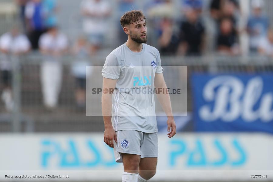 Lucas Sitter, Stadion am Schönbusch, Aschaffenburg, 25.08.2023, sport, action, BFV, Fussball, Saison 2023/2024, 6. Spieltag, Regionalliga Bayern, TGM, SVA, Türkgücü München, SV Viktoria Aschaffenburg - Bild-ID: 2375943