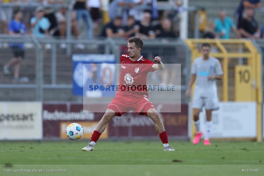 Sascha Hingerl, Stadion am Schönbusch, Aschaffenburg, 25.08.2023, sport, action, BFV, Fussball, Saison 2023/2024, 6. Spieltag, Regionalliga Bayern, TGM, SVA, Türkgücü München, SV Viktoria Aschaffenburg - Bild-ID: 2375948 Sascha Hingerl, Stadion am Schönbusch, Aschaffenburg, 25.08.2023, sport, action, BFV, Fussball, Saison 2023/2024, 6. Spieltag, Regionalliga Bayern, TGM, SVA, Türkgücü München, SV Viktoria Aschaffenburg - Bild-ID: 2375948