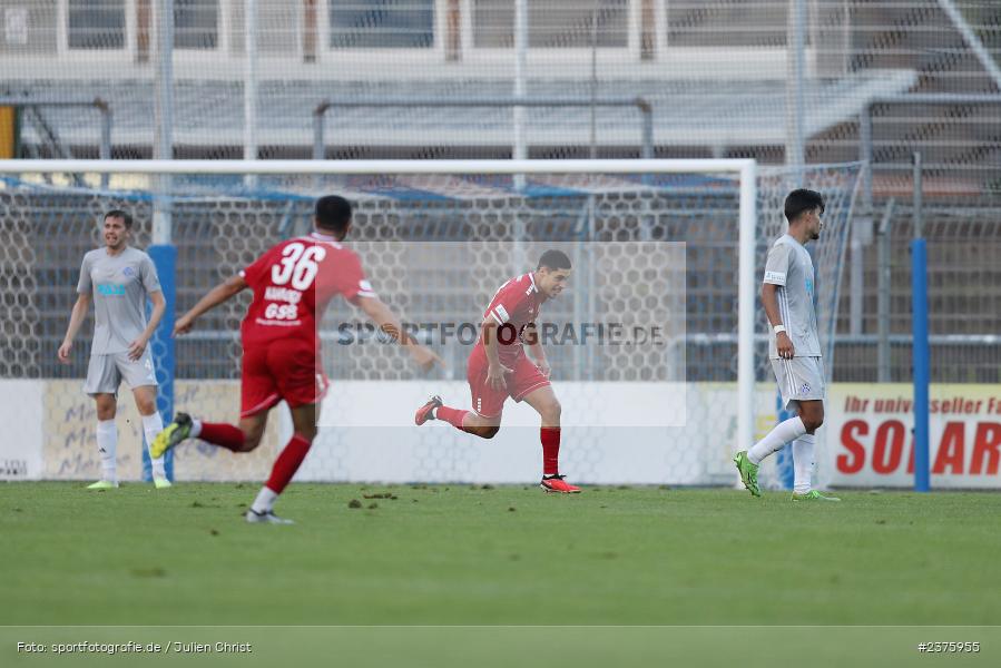 Ishak Karaogul, Stadion am Schönbusch, Aschaffenburg, 25.08.2023, sport, action, BFV, Fussball, Saison 2023/2024, 6. Spieltag, Regionalliga Bayern, TGM, SVA, Türkgücü München, SV Viktoria Aschaffenburg - Bild-ID: 2375955