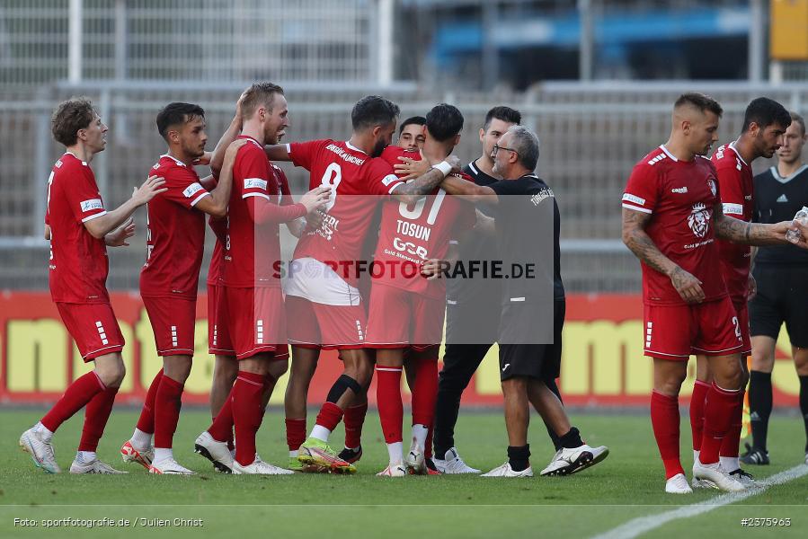 Halit Yilmaz, Stadion am Schönbusch, Aschaffenburg, 25.08.2023, sport, action, BFV, Fussball, Saison 2023/2024, 6. Spieltag, Regionalliga Bayern, TGM, SVA, Türkgücü München, SV Viktoria Aschaffenburg - Bild-ID: 2375963
