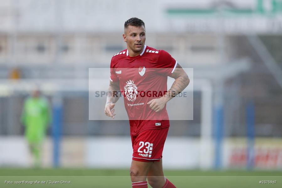 Maximilian Berwein, Stadion am Schönbusch, Aschaffenburg, 25.08.2023, sport, action, BFV, Fussball, Saison 2023/2024, 6. Spieltag, Regionalliga Bayern, TGM, SVA, Türkgücü München, SV Viktoria Aschaffenburg - Bild-ID: 2375967