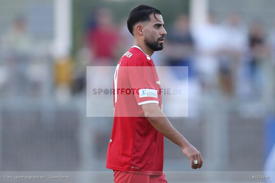 Ünal Tosun, Stadion am Schönbusch, Aschaffenburg, 25.08.2023, sport, action, BFV, Fussball, Saison 2023/2024, 6. Spieltag, Regionalliga Bayern, TGM, SVA, Türkgücü München, SV Viktoria Aschaffenburg - Bild-ID: 2375968