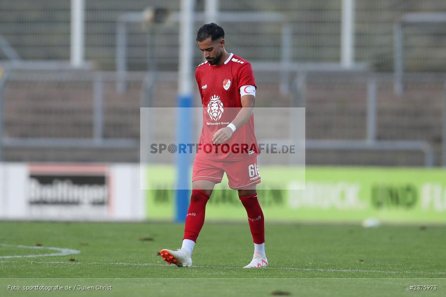 Ünal Tosun, Stadion am Schönbusch, Aschaffenburg, 25.08.2023, sport, action, BFV, Fussball, Saison 2023/2024, 6. Spieltag, Regionalliga Bayern, TGM, SVA, Türkgücü München, SV Viktoria Aschaffenburg - Bild-ID: 2375973