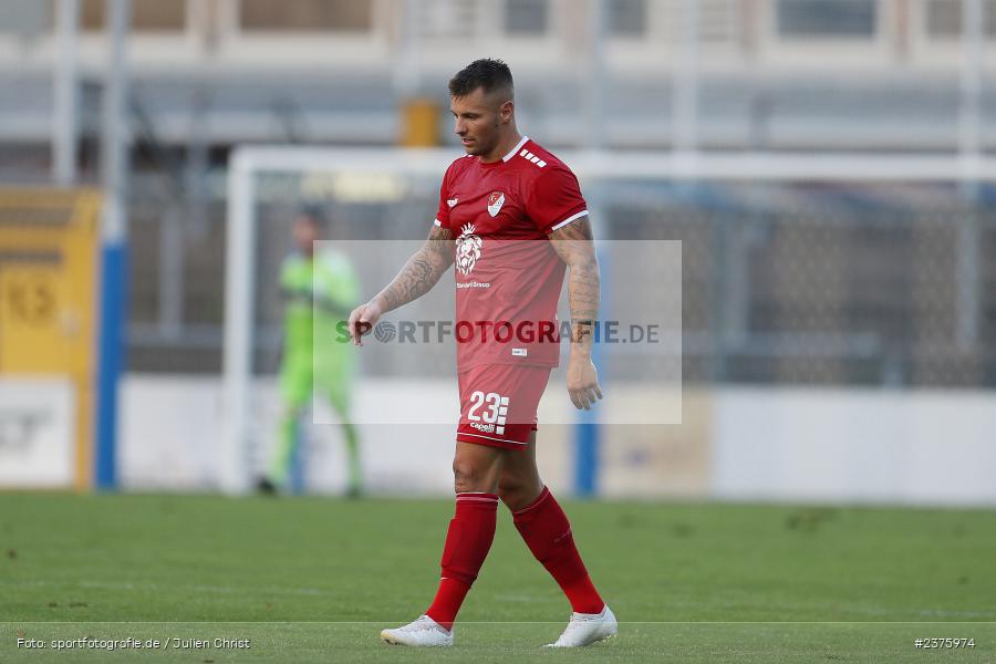 Maximilian Berwein, Stadion am Schönbusch, Aschaffenburg, 25.08.2023, sport, action, BFV, Fussball, Saison 2023/2024, 6. Spieltag, Regionalliga Bayern, TGM, SVA, Türkgücü München, SV Viktoria Aschaffenburg - Bild-ID: 2375974