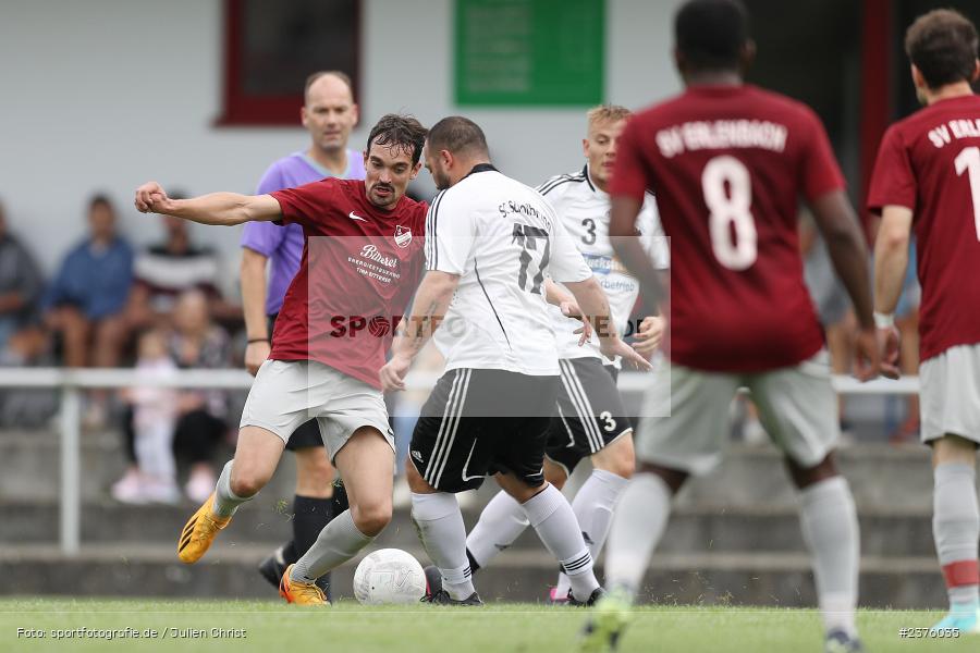 Niklas Fischer, Sportgelände, Erlenbach, 26.08.2023, sport, action, BFV, Fussball, Saison 2023/2024, 3. Spieltag, Gruppe 4, Kreisklasse Würzburg, SCS, SVE, SC Schollbrunn, SV Erlenbach - Bild-ID: 2376035