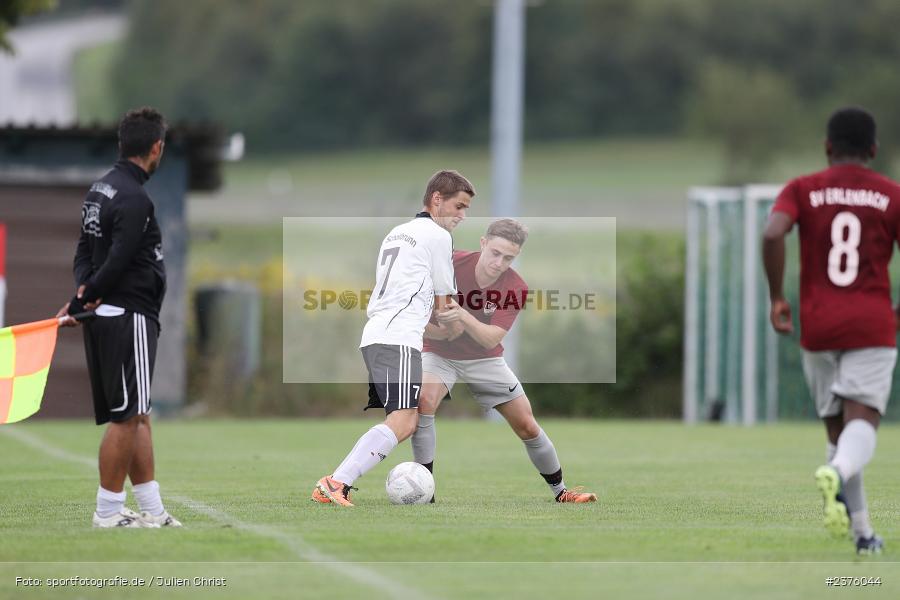 Justin Falius, Sportgelände, Erlenbach, 26.08.2023, sport, action, BFV, Fussball, Saison 2023/2024, 3. Spieltag, Gruppe 4, Kreisklasse Würzburg, SCS, SVE, SC Schollbrunn, SV Erlenbach - Bild-ID: 2376044