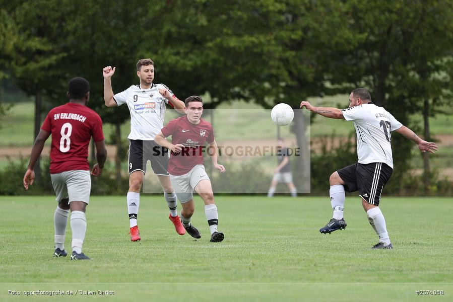 Moritz Truskolaski, Sportgelände, Erlenbach, 26.08.2023, sport, action, BFV, Fussball, Saison 2023/2024, 3. Spieltag, Gruppe 4, Kreisklasse Würzburg, SCS, SVE, SC Schollbrunn, SV Erlenbach - Bild-ID: 2376058