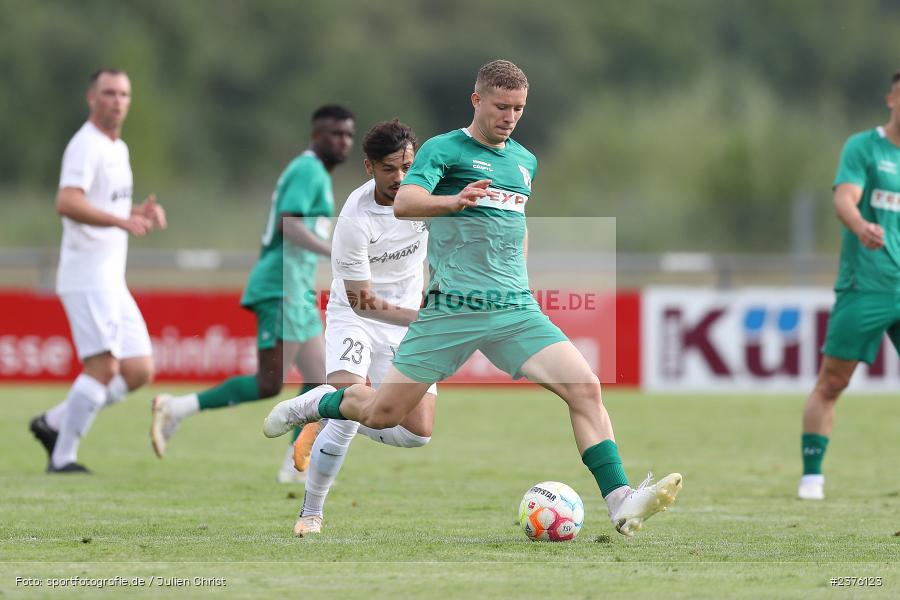 Ben Schulz, Sportgelände, Karlburg, 26.08.2023, sport, action, BFV, Fussball, Saison 2023/2024, 8. Spieltag, Landesliga Nordwest, GRO, TSV, TSV Großbardorf, TSV Karlburg - Bild-ID: 2376123