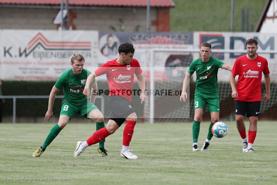 Tobias Burger, Sportgelände, Schwebenried, 27.08.2023, sport, action, BFV, Fussball, Saison 2023/2024, 8. Spieltag, Landesliga Nordwest, HAI, DJK, SV Alemannia Haibach, DJK Schwebenried/Schwemmelsbach - Bild-ID: 2376135