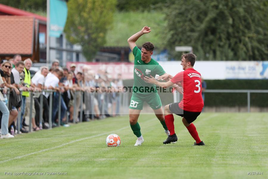 Josua Szabo, Sportgelände, Schwebenried, 27.08.2023, sport, action, BFV, Fussball, Saison 2023/2024, 8. Spieltag, Landesliga Nordwest, HAI, DJK, SV Alemannia Haibach, DJK Schwebenried/Schwemmelsbach - Bild-ID: 2376141