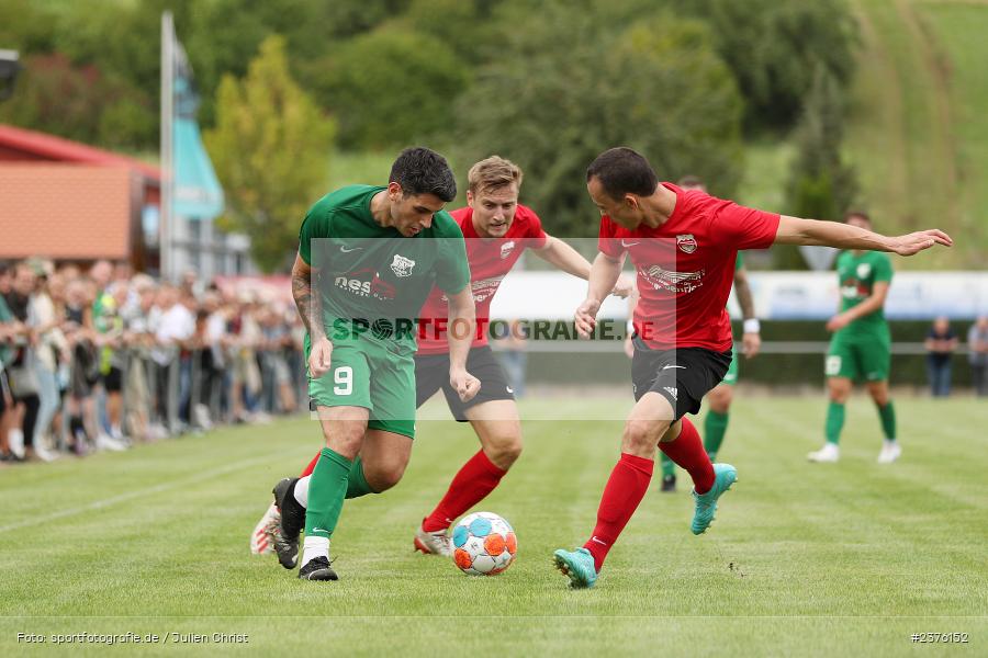 Florent Popaj, Sportgelände, Schwebenried, 27.08.2023, sport, action, BFV, Fussball, Saison 2023/2024, 8. Spieltag, Landesliga Nordwest, HAI, DJK, SV Alemannia Haibach, DJK Schwebenried/Schwemmelsbach - Bild-ID: 2376152