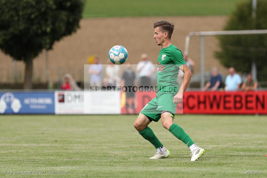 Luca Gelzleichter, Sportgelände, Schwebenried, 27.08.2023, sport, action, BFV, Fussball, Saison 2023/2024, 8. Spieltag, Landesliga Nordwest, HAI, DJK, SV Alemannia Haibach, DJK Schwebenried/Schwemmelsbach - Bild-ID: 2376156