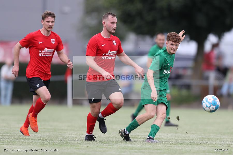 Niclas Kiefer, Sportgelände, Schwebenried, 27.08.2023, sport, action, BFV, Fussball, Saison 2023/2024, 8. Spieltag, Landesliga Nordwest, HAI, DJK, SV Alemannia Haibach, DJK Schwebenried/Schwemmelsbach - Bild-ID: 2376168