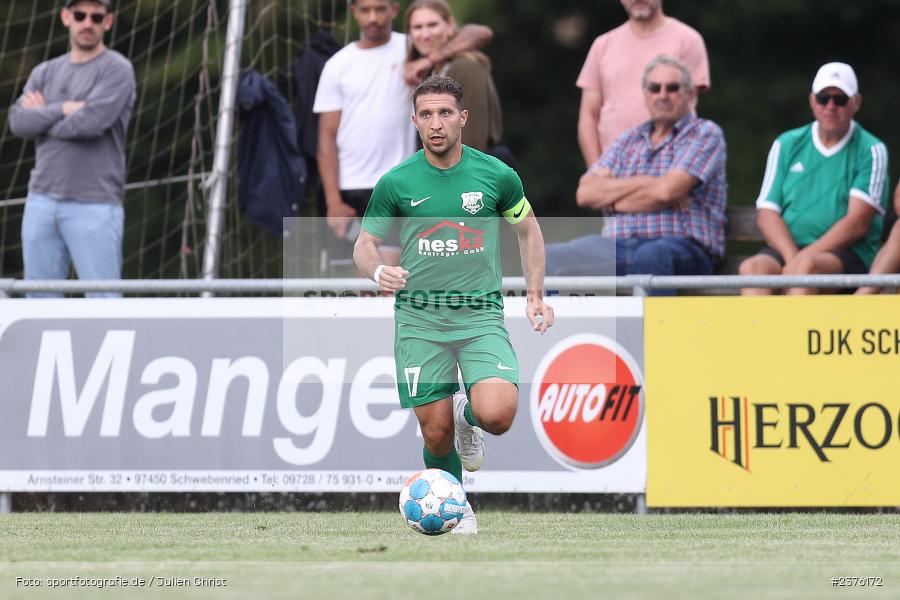 Nikolaos Koukalias, Sportgelände, Schwebenried, 27.08.2023, sport, action, BFV, Fussball, Saison 2023/2024, 8. Spieltag, Landesliga Nordwest, HAI, DJK, SV Alemannia Haibach, DJK Schwebenried/Schwemmelsbach - Bild-ID: 2376172