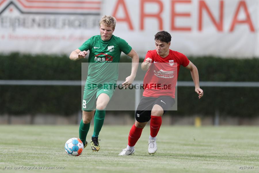 Max Thomas Grünewald, Sportgelände, Schwebenried, 27.08.2023, sport, action, BFV, Fussball, Saison 2023/2024, 8. Spieltag, Landesliga Nordwest, HAI, DJK, SV Alemannia Haibach, DJK Schwebenried/Schwemmelsbach - Bild-ID: 2376197