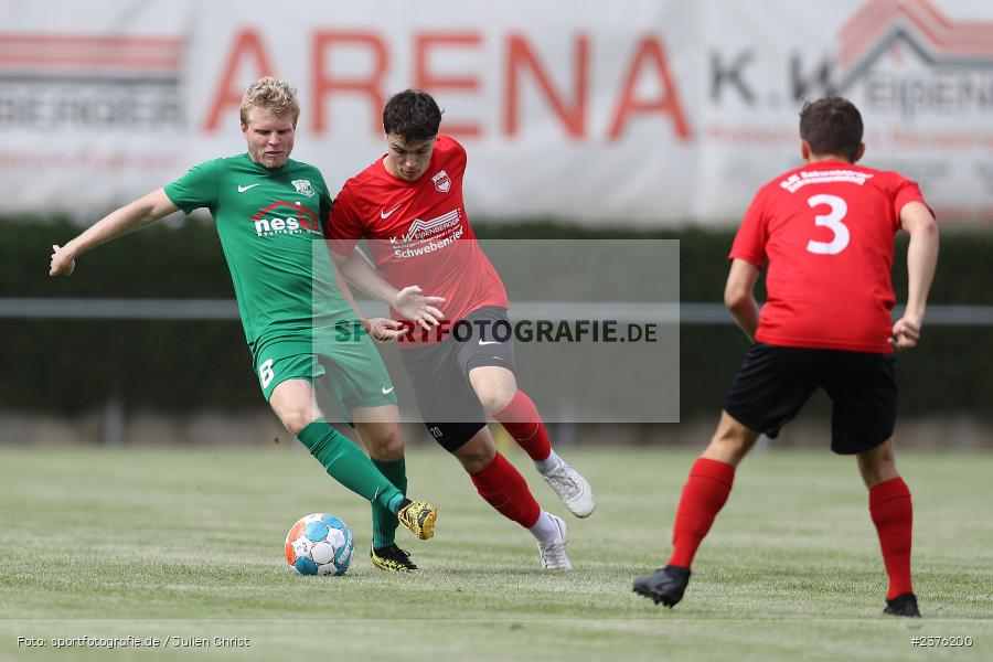 Max Thomas Grünewald, Sportgelände, Schwebenried, 27.08.2023, sport, action, BFV, Fussball, Saison 2023/2024, 8. Spieltag, Landesliga Nordwest, HAI, DJK, SV Alemannia Haibach, DJK Schwebenried/Schwemmelsbach - Bild-ID: 2376200