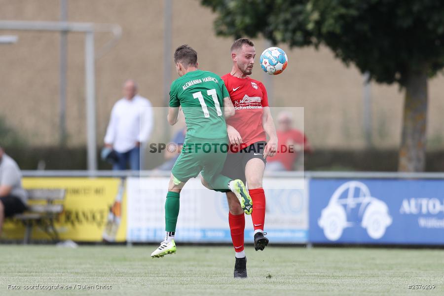 Luca Gelzleichter, Sportgelände, Schwebenried, 27.08.2023, sport, action, BFV, Fussball, Saison 2023/2024, 8. Spieltag, Landesliga Nordwest, HAI, DJK, SV Alemannia Haibach, DJK Schwebenried/Schwemmelsbach - Bild-ID: 2376209 Luca Gelzleichter, Sportgelände, Schwebenried, 27.08.2023, sport, action, BFV, Fussball, Saison 2023/2024, 8. Spieltag, Landesliga Nordwest, HAI, DJK, SV Alemannia Haibach, DJK Schwebenried/Schwemmelsbach - Bild-ID: 2376209